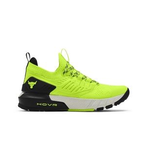 Under Armour UA Mens Project Rock 3 Hovr Hi Vis Yellow Black